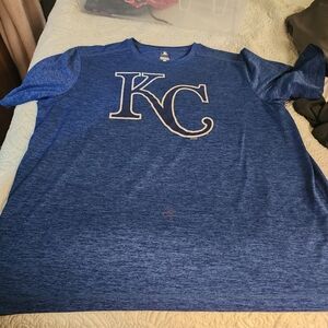 Genuine Merchandise Blue MLB TX3 Cool Performance Tee, KC Royals